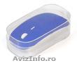 Mouse Wireless 2.4GHz,  Ultraslim (ALBASTRU)